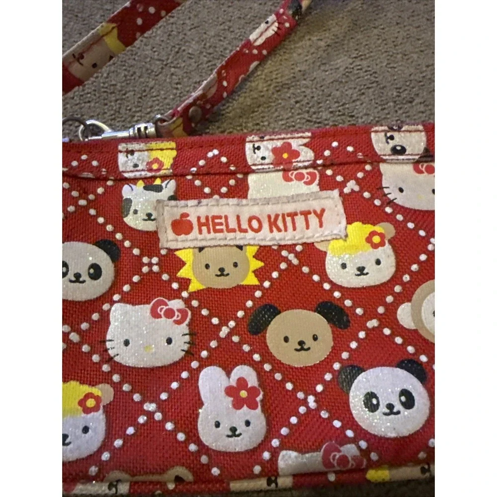 Sanrio Hello Kitty Wristlet Tech Wallet Cosmetic Bag (Lexi)